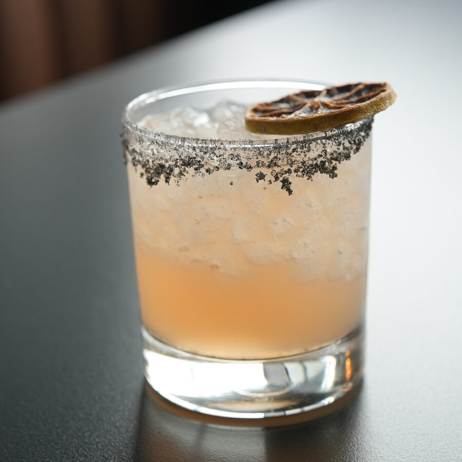 Niku paloma with a salted rim