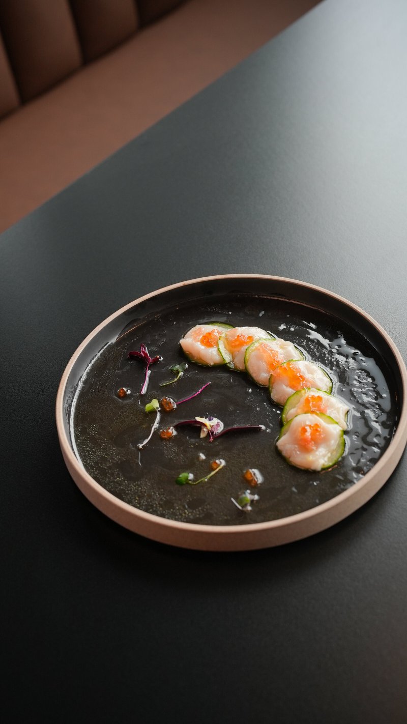 Kaisen don with Hokkaido scallop, snow crab, and caviar
